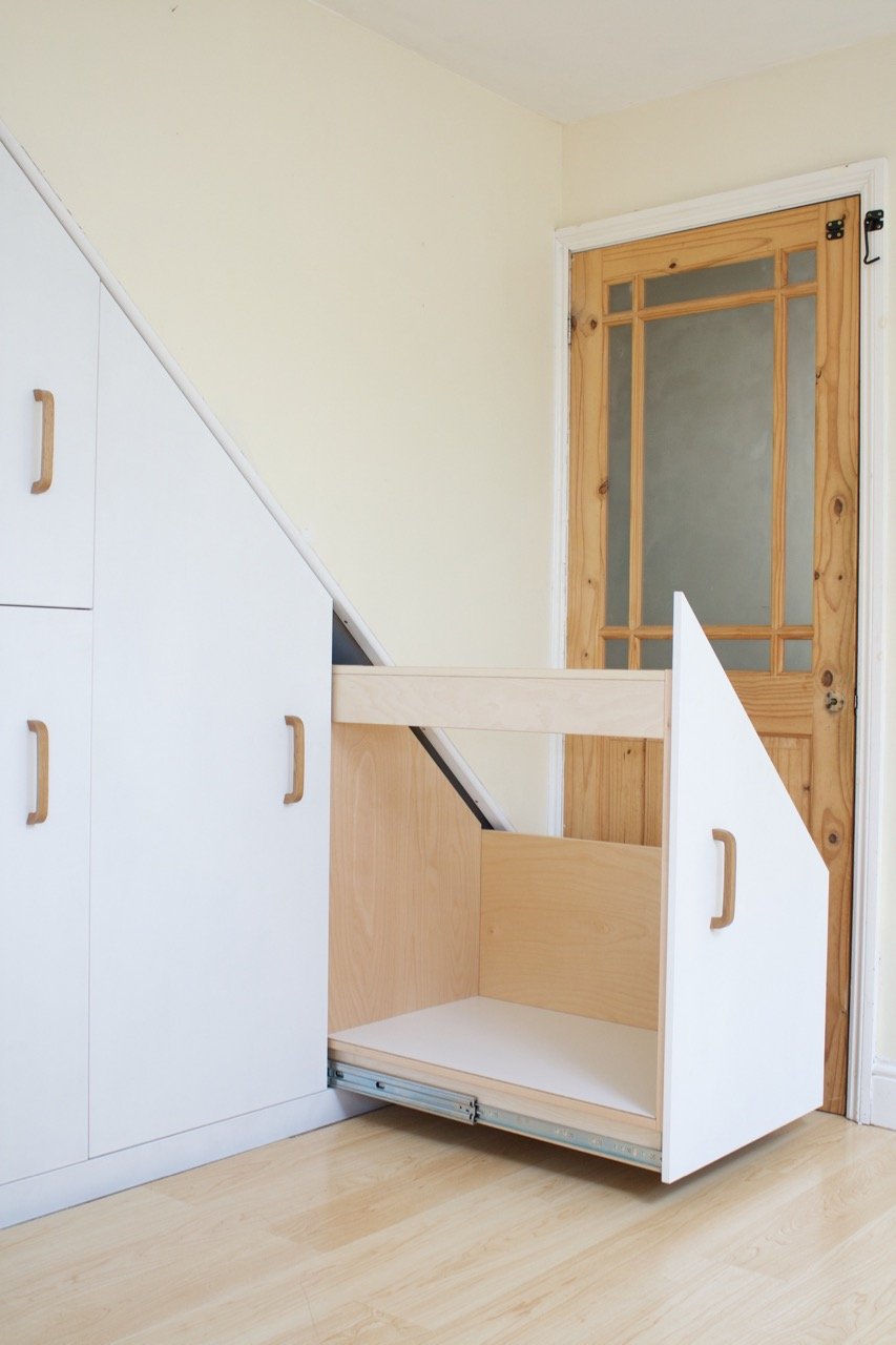 Accuride Telescopic Drawer Slides For Under Stairs Storage Solutions