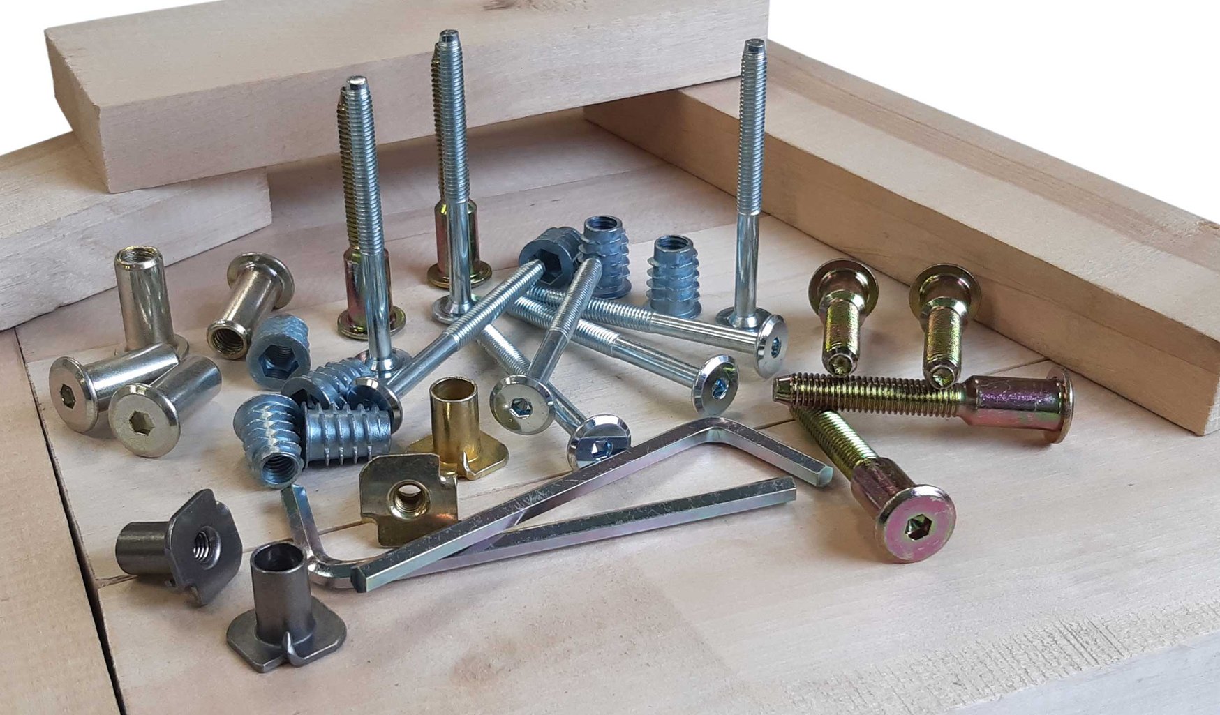 Holding it together with Furniture Connector Bolts